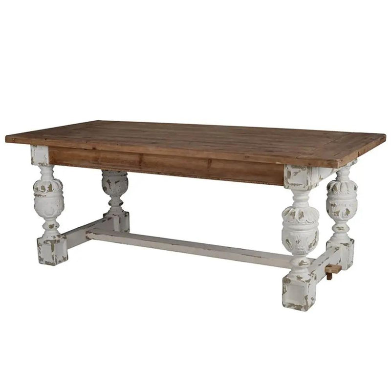 Alcott - Dining Table - Brown / Antique White by Unique Piece Furniture