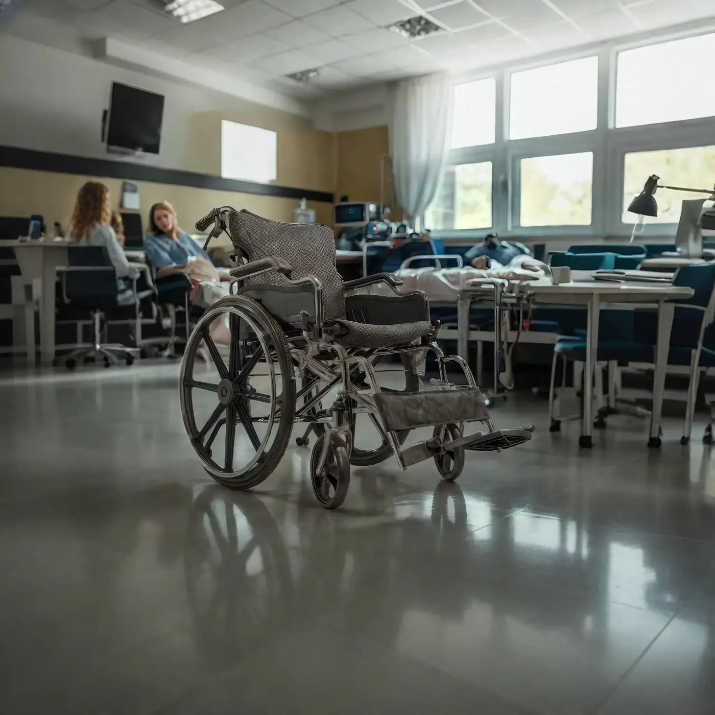 Heavy-Duty Manual Wheelchair for Adults with Double X Force Support by HouseOfZazla