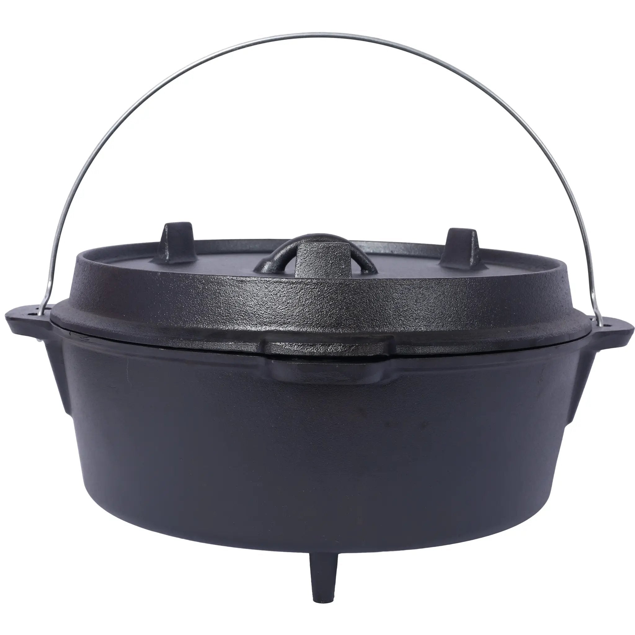 Pre-Seasoned Cast Iron Dutch Oven With Skillet Lid by HouseOfZazla