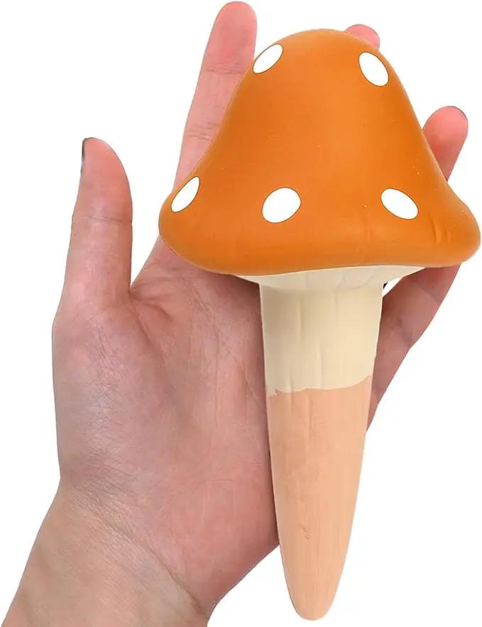 Peohud 8 Pack Self Watering Spikes Mushroom Shaped, Terracotta Plant Watering Globes, Cute Watering Device, Automatic Irrigation Spikes for Indoor Outdoor Potted Plants by GreenHaven Gardens