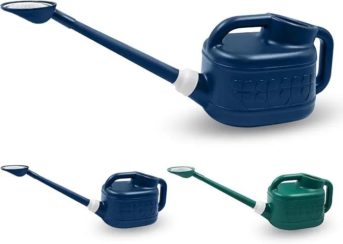 Watering Can for Indoor & Outdoor Plants, Plant Watering Can with Stainless Steel Shower Head, 1 Gallon Plastic Water Can for Garden, Flowers, Vegetable, Greenhouse (AlpineGreen) by GreenHaven Gardens