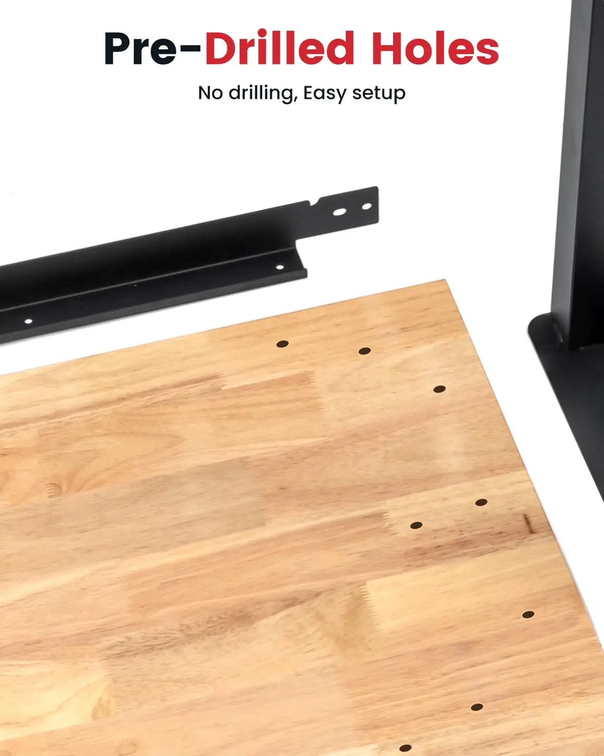 Work Bench 41 Inch Workbench for Garage Adjustable Height Heavy Duty Work Table Rubberwood Tabletop for Cutting Wood Shop Home Office Electronic Woodworking by GreenHaven Gardens