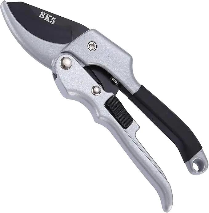 Garden clippers, premium Germany pruners, Work 3 times easier, professional pruning shears, cutting rose, flower, hedge, stem, tree, Sharp gardening scissors, Arthritis weak hand snips (Japanese-1, 1) by GreenHaven Gardens