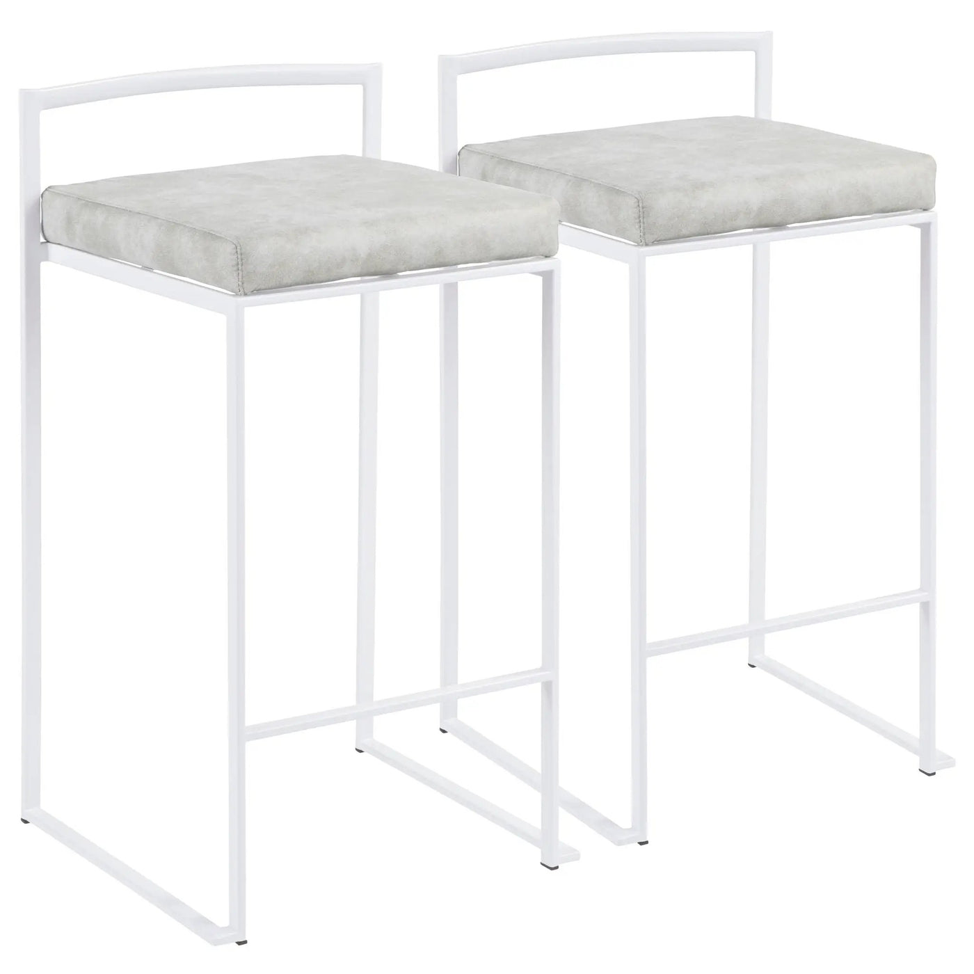 Fuji - Simple Elegance, Contemporary Stackable Counter Stool by HouseOfZazla