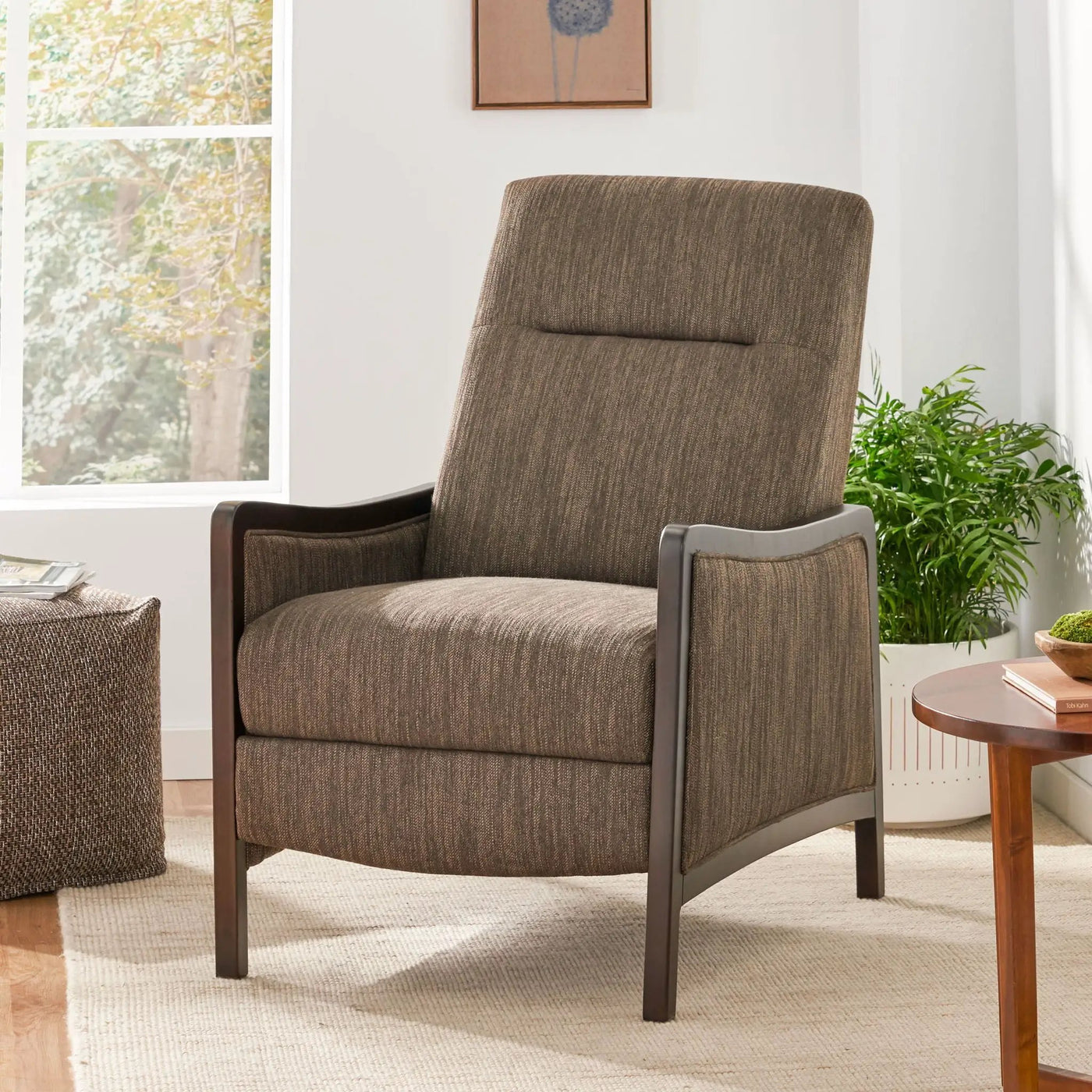 Drury - Contemporary Fabric Upholstered Pushback Recliner by Unique Piece Furniture