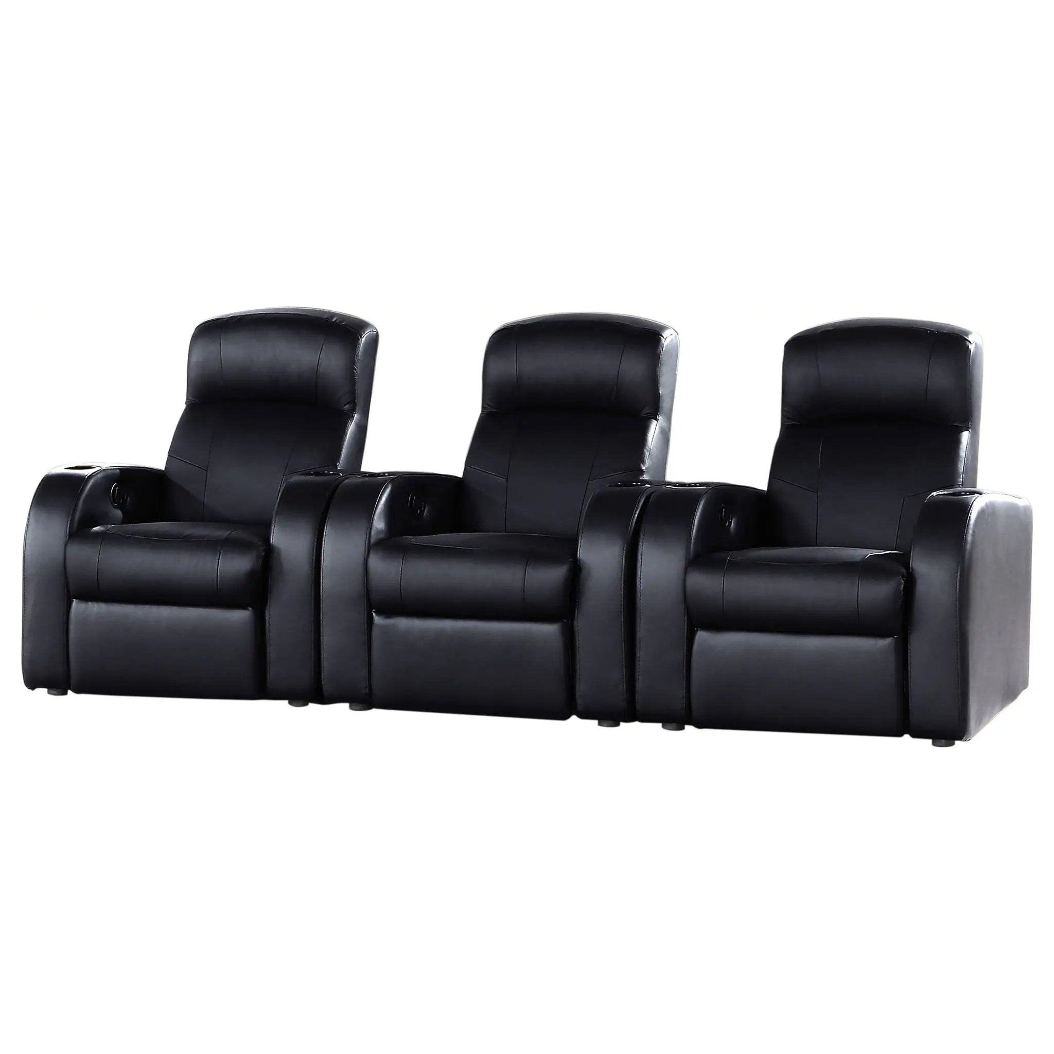 Cyrus 3-piece Upholstered Home Theater Seating by Unique Piece Furniture