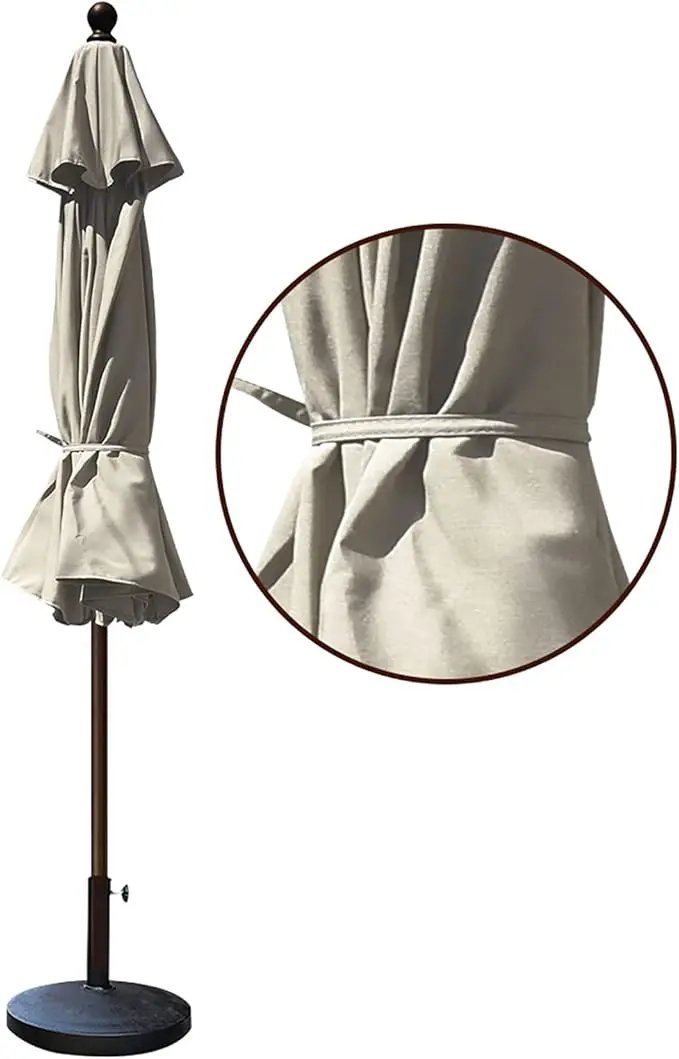 EliteShade USA 10-Year-Non-Fading 9Ft Market Umbrella Patio Umbrella Outdoor Table Umbrella with Ventilation, Antique Beige by GreenHaven Gardens