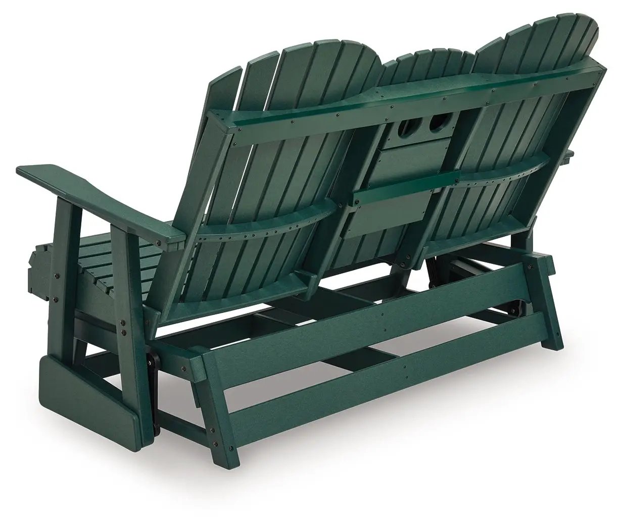 Shell Beach - Loveseat Glider - Green by Unique Piece Furniture