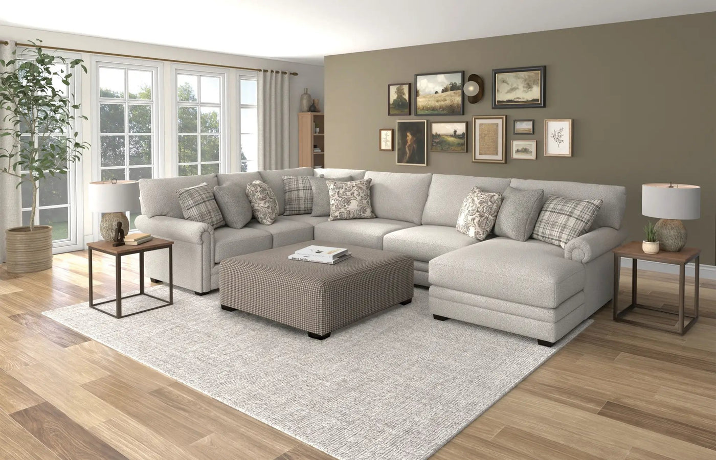 Livingston - Cocktail Ottoman by Unique Piece Furniture
