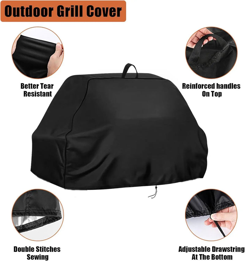 Grill Cover Fit for Charbroil Bistro Pro Tabletop Electric Grill, Dust-Proof Protable Covers for Outdoor Electric BBQ Grills - 21.2" D x 18.5" W x 18.6" H by GreenHaven Gardens