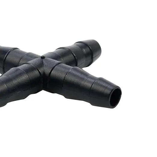 Dnyta 50pcs Drip Irrigation Barbed Coupling for 1/4 Inch Irrigation Tubing Drip Irrigation Fittings Drip Line Connectors Barb Fittings PVC for Plant Drip or Yard Spray Irrigation by GreenHaven Gardens
