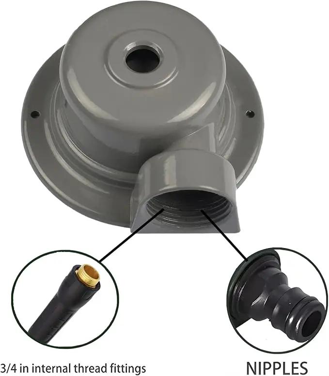 Metal Lawn Sprinkler, 2 Pack Small Area Garden Sprinklers, 360 Degree Lawn and Yard Sprinklers Sprinkler for Yard Lawn Watering by GreenHaven Gardens