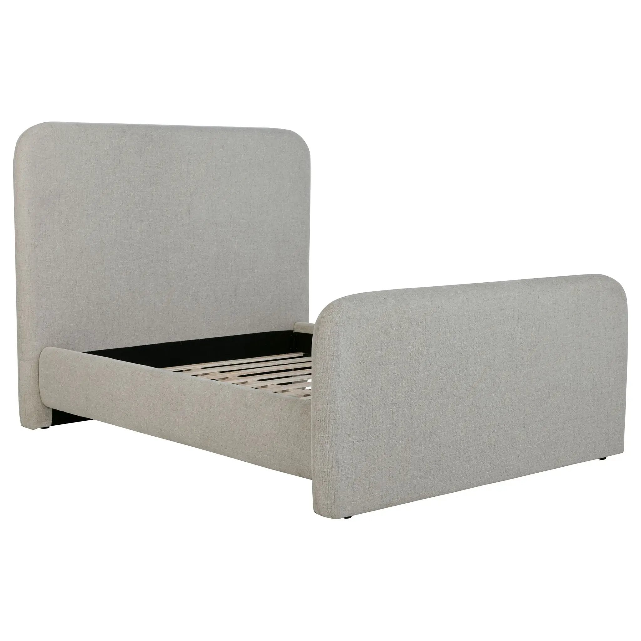 Wren Upholstered Queen Panel Bed Grey by Unique Piece Furniture