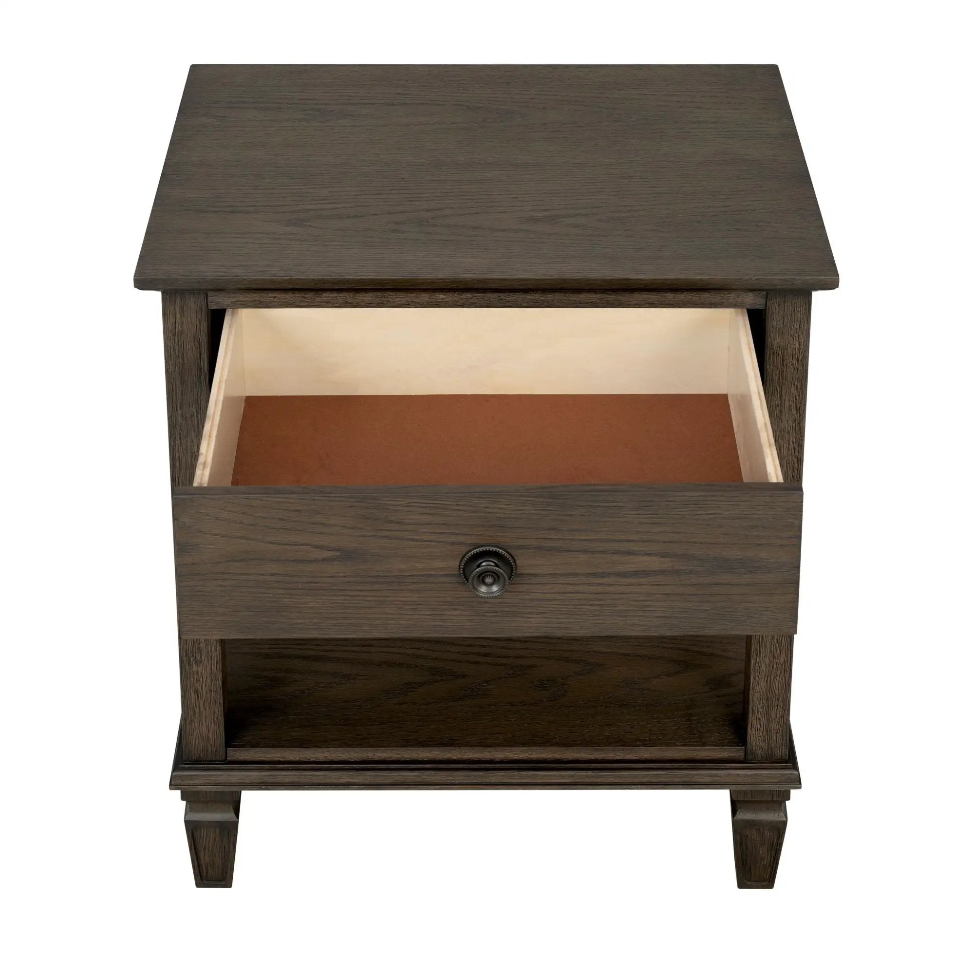 Victoria - Bedside Table With Drawer And Shelf by HouseOfZazla