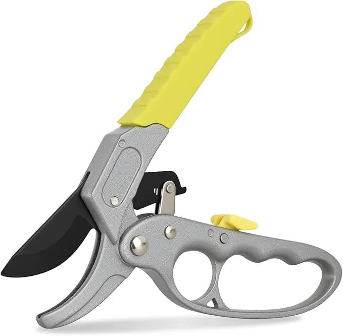 Yesker Pruning Shears Garden Shears 7.8" Professional Garden Scissors Sharp 65 Manganese Steel Blade Heavy Duty Clippers Hand Pruners for Cutting Fresh Flowers Branch Plant Trimming Gardening Tools by GreenHaven Gardens