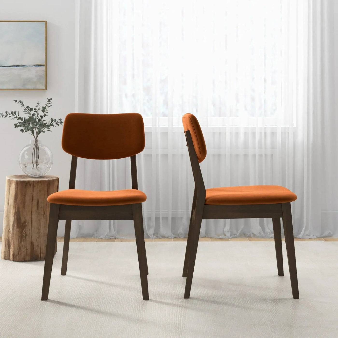 Carlos - Solid Back Side Chair (Set of 2) by Unique Piece Furniture