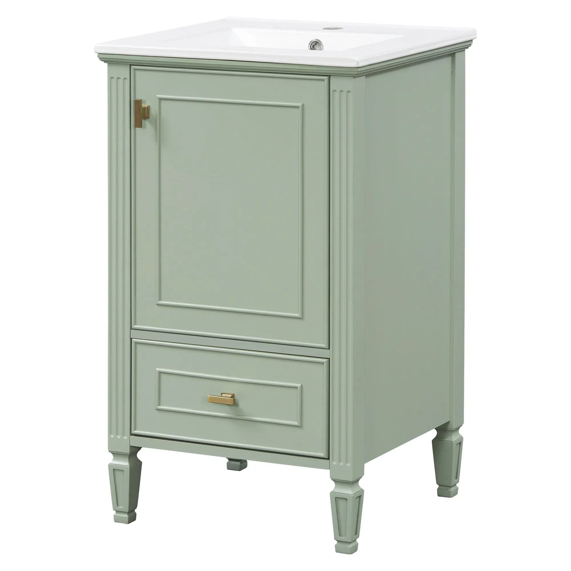 Retro Bathroom Vanity With Sink