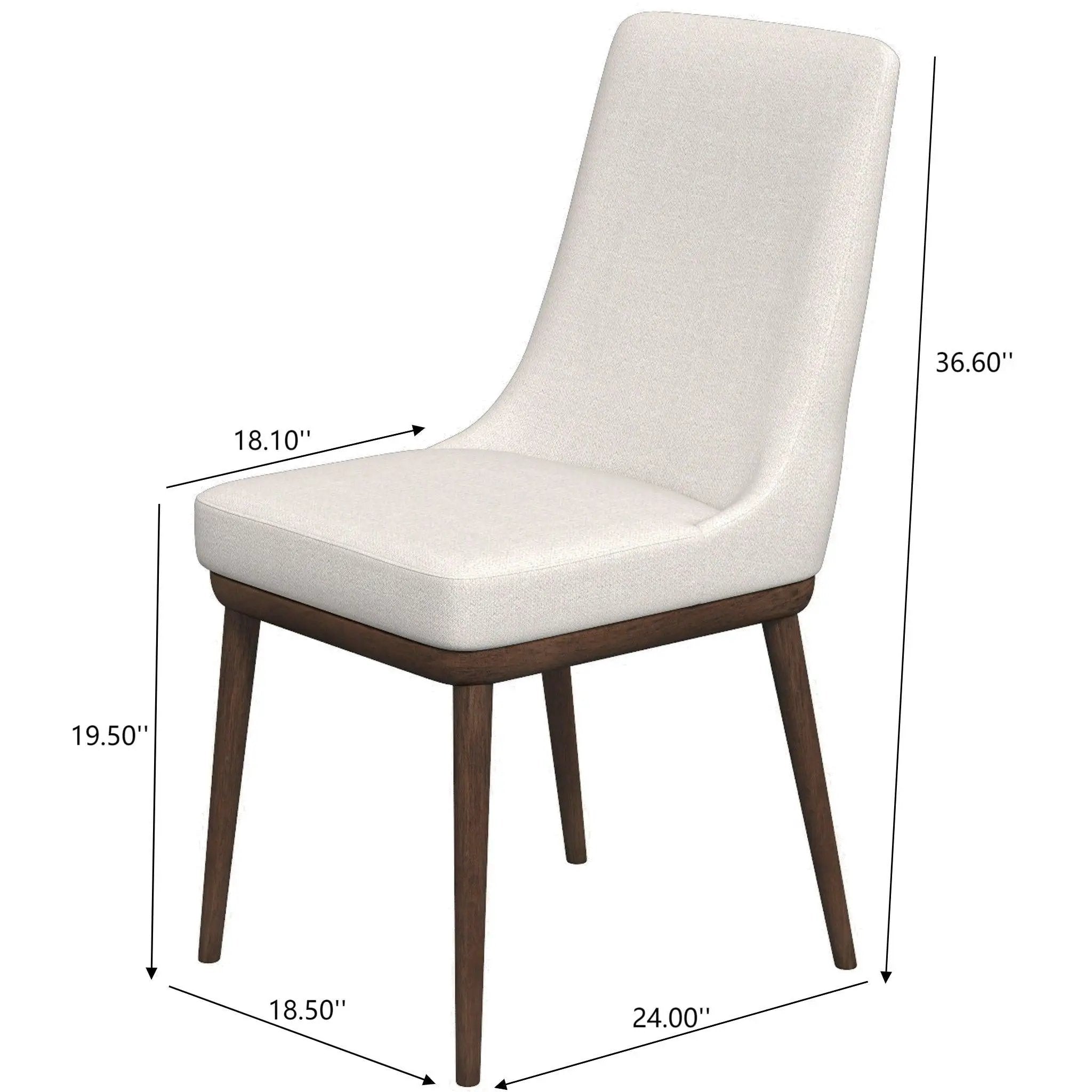 Kate - Mid-Century Modern Dining Chair (Set of 2) by Unique Piece Furniture