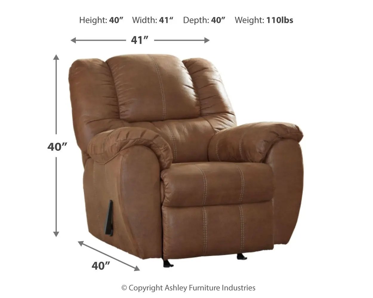 McGann - Rocker Recliner by Unique Piece Furniture