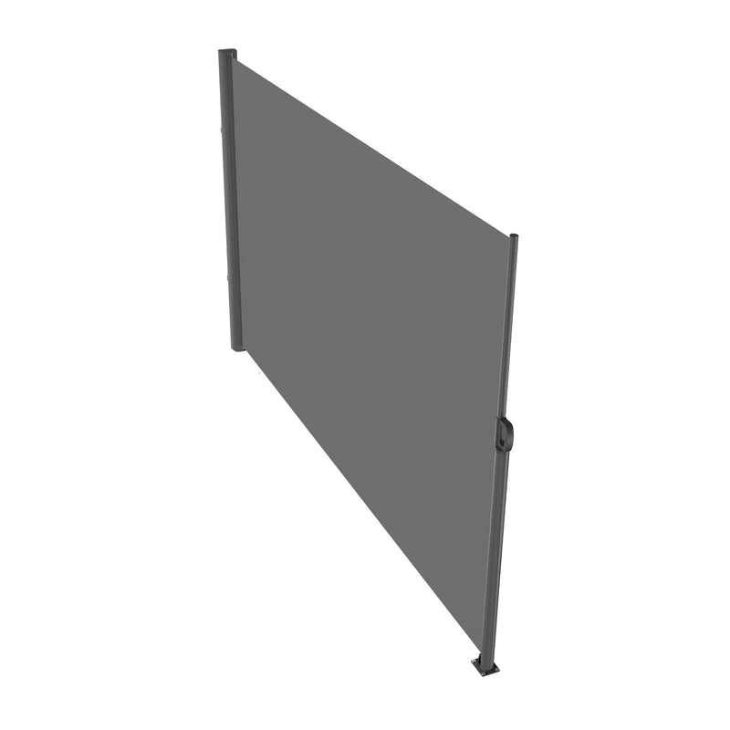Retractable Side Awning, 71''-118'' Full Aluminum Rust-Proof Outdoor Privacy Screen by HouseOfZazla