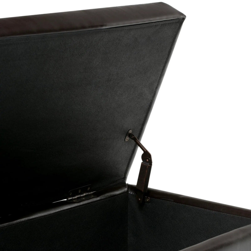 Hamilton - Storage Ottoman - Coffee Brown by Unique Piece Furniture