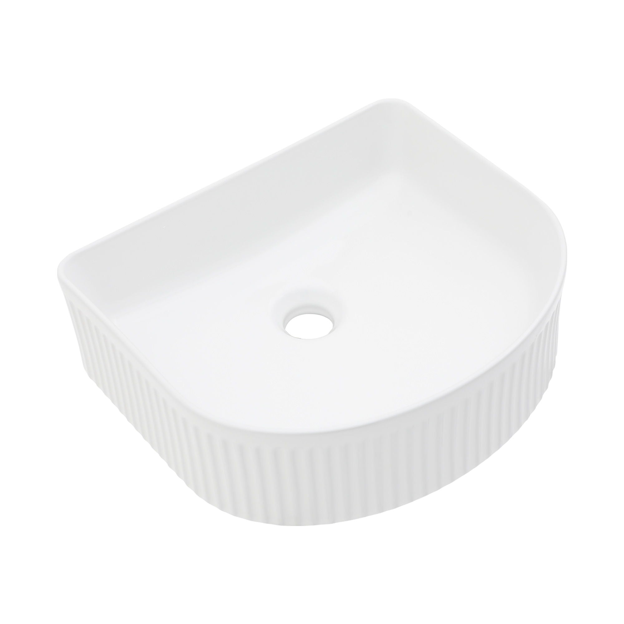 Vessel Bathroom Sink With Design - White by HouseOfZazla