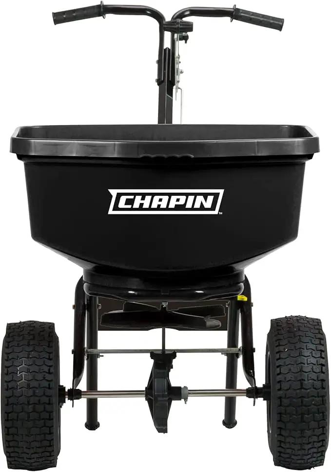 Chapin International 8304C 100-pound Contractor Turf Broadcast Spreader, 1-Pack, Black by GreenHaven Gardens