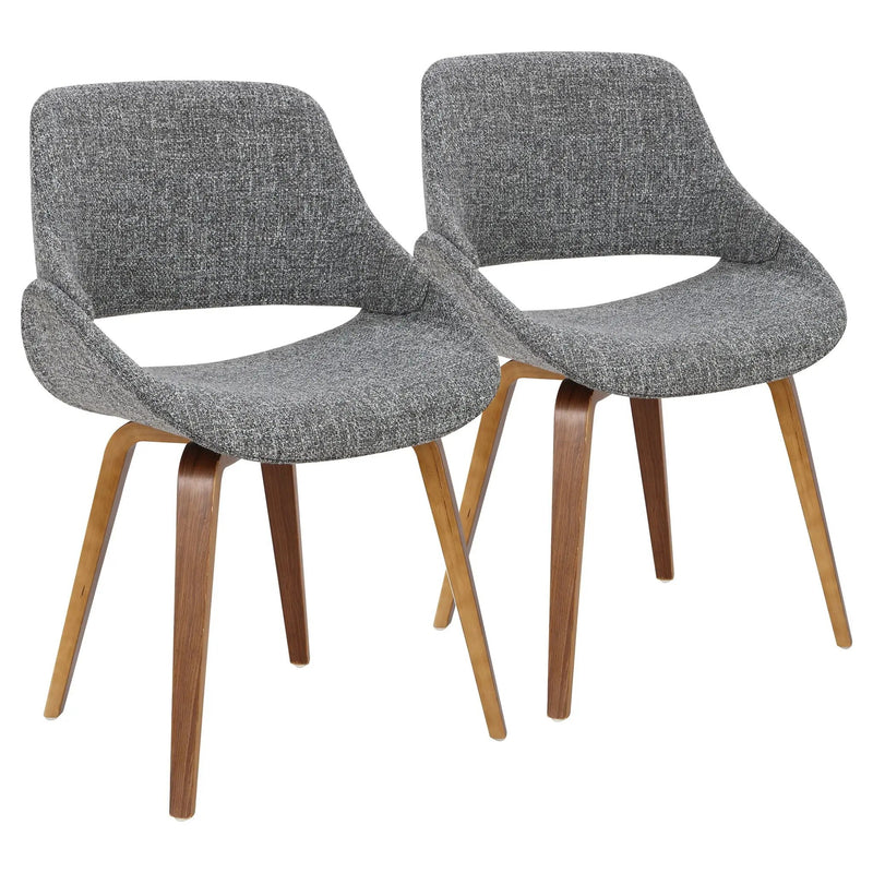 Fabrico - Mid Century Modern Style Dining Chair (Set of 2) by HouseOfZazla