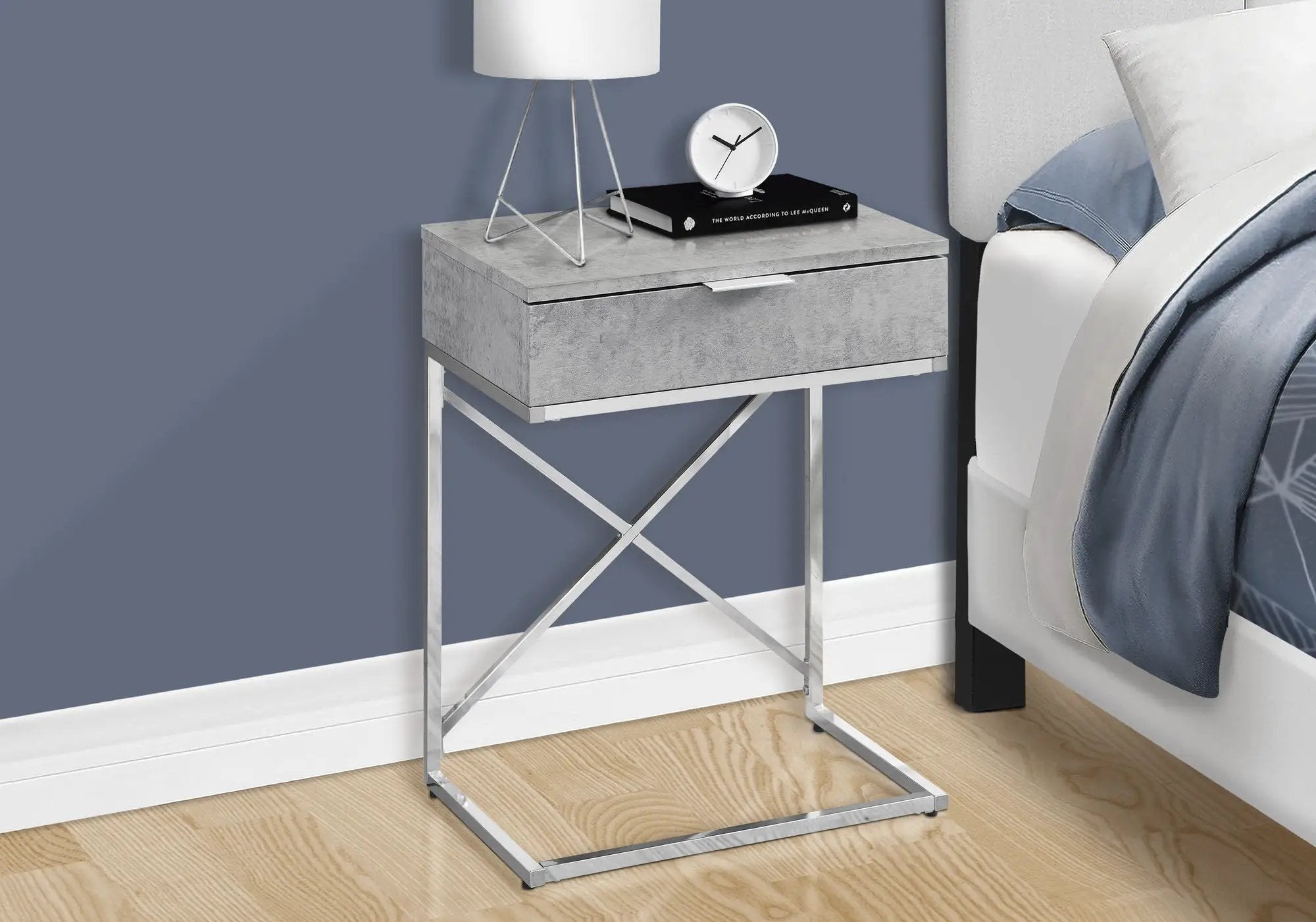 Accent Side Table, Storage Drawer, Spacious Tabletop, Contemporary & Modern by Unique Piece Furniture