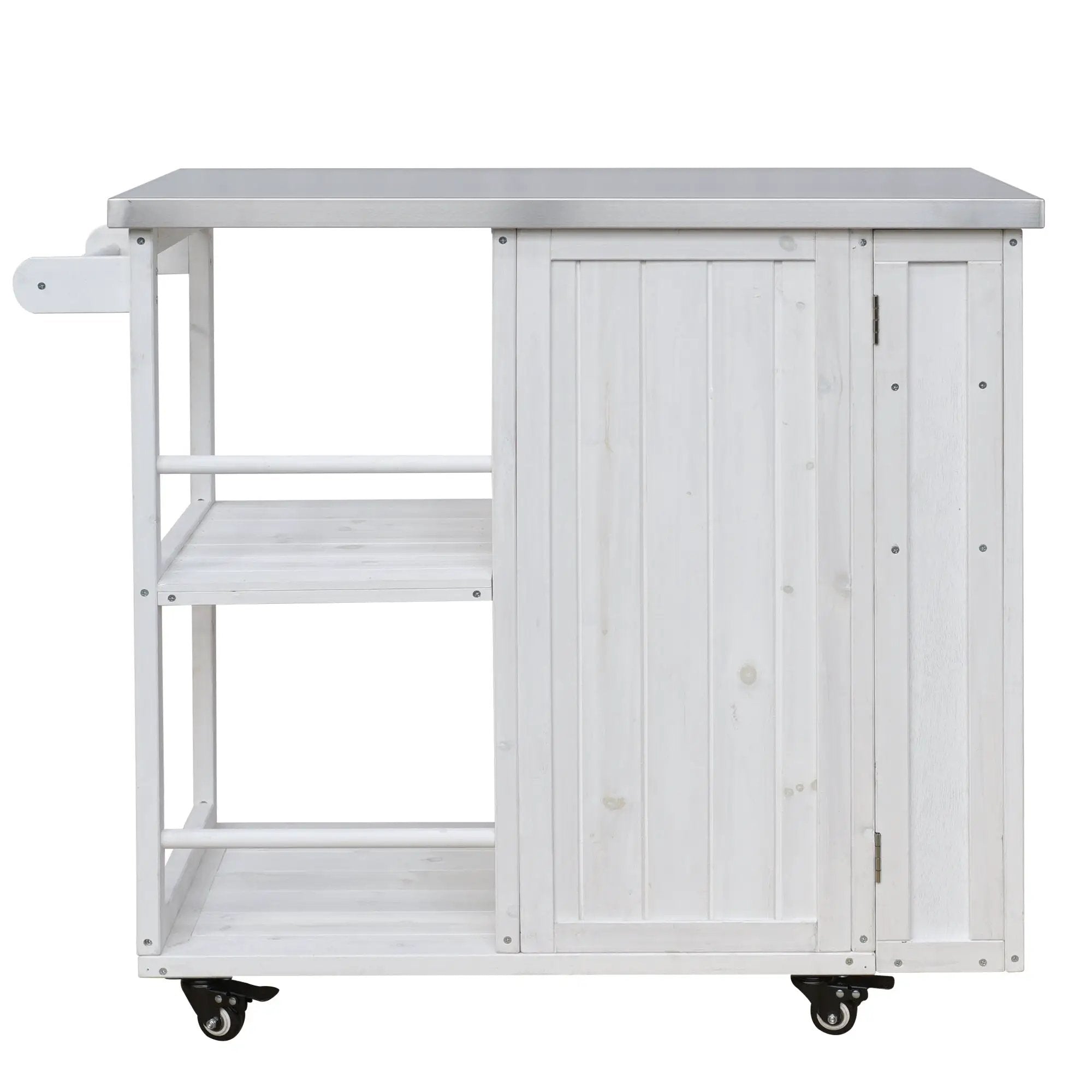 Outdoor Kitchen Island Fir Wood Prep Station by HouseOfZazla