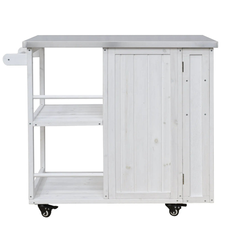 Outdoor Kitchen Island Fir Wood Prep Station by HouseOfZazla