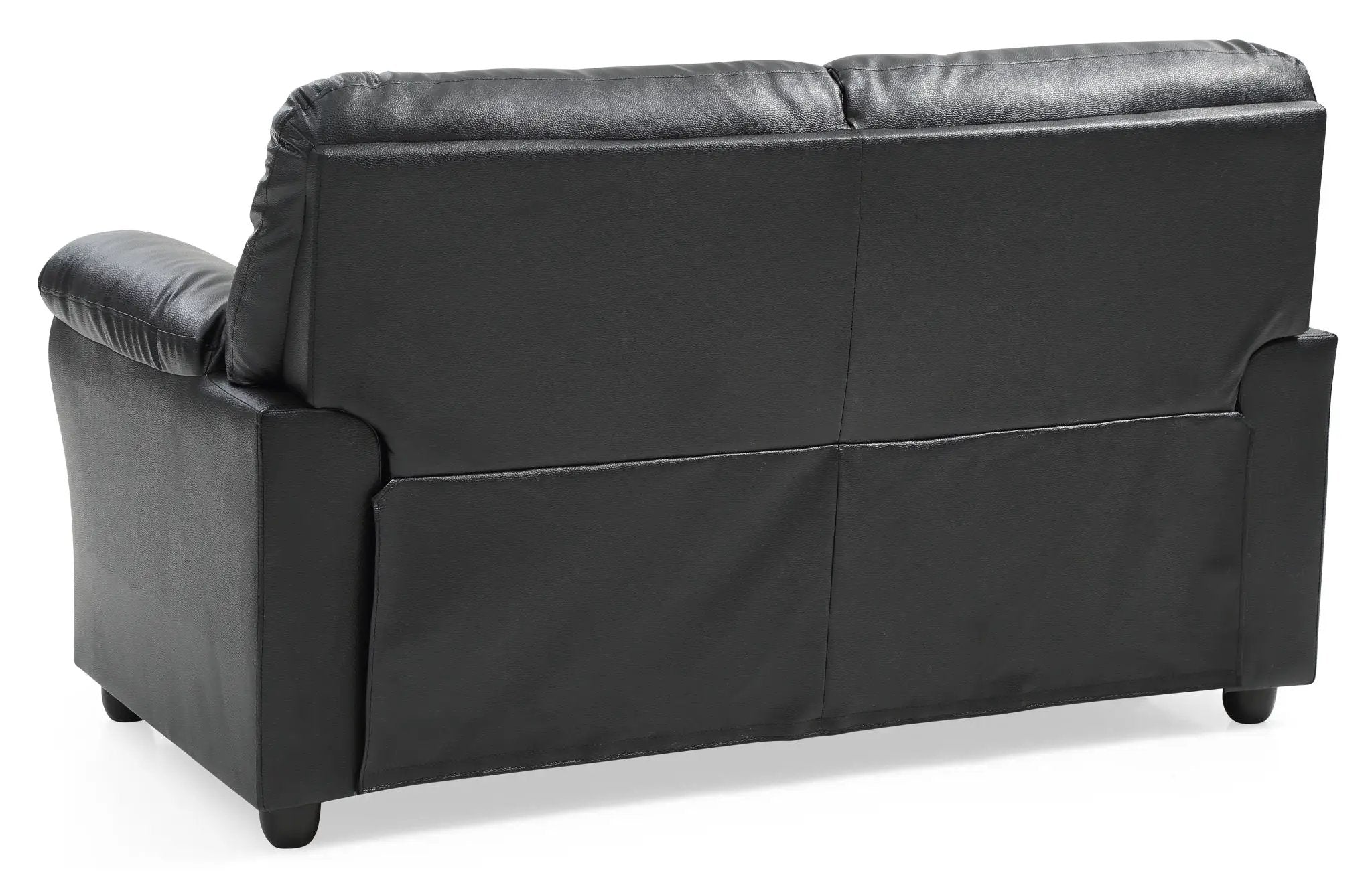 Padded Love Seat For Modern Living - Black by Unique Piece Furniture