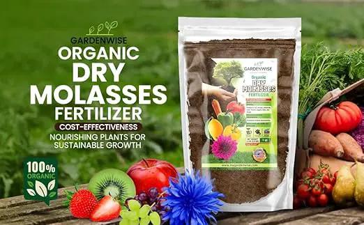 Organic Molasses for Plants - Horticultural Molasses - Ideal for Traditional & Hydroponic Gardening, for Indoor & Outdoor Plants (4 QUARTS) by GreenHaven Gardens