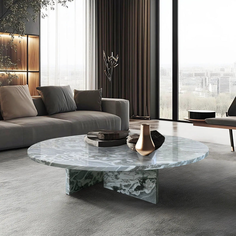 Luxury Coffee Table With Unique Veining, Unique Stone Design by Unique Piece Furniture