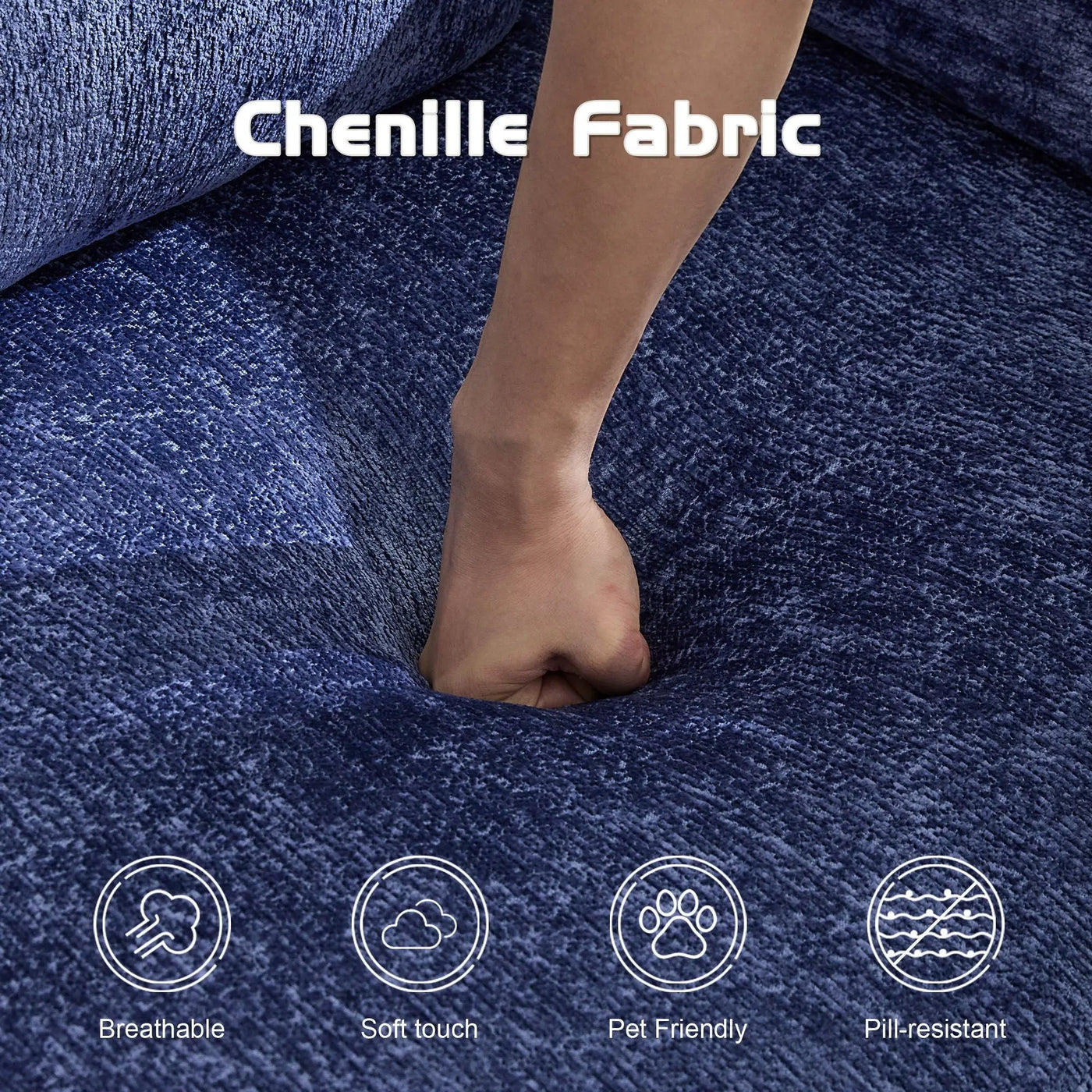 Convertible Floor Sofa Bed With Pillow Back Support Armrest by Unique Piece Furniture