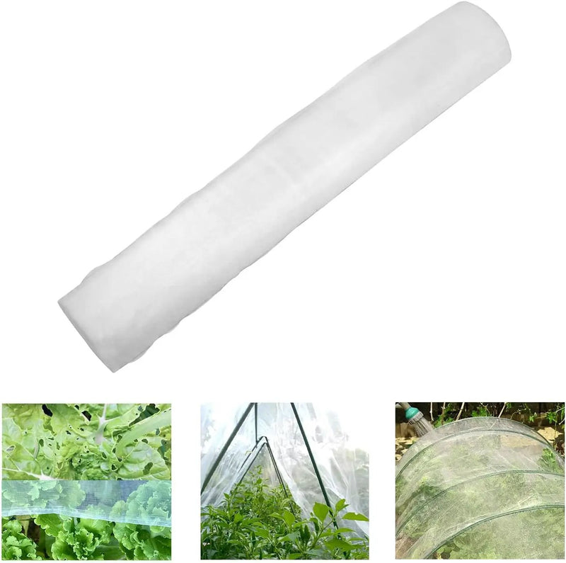 4Ft x 100Ft Mosquito Bug Insect Bird Fine Mesh Net Barrier Hunting Blind Garden Screen Netting for Protect Your Plant Fruits Flower by GreenHaven Gardens