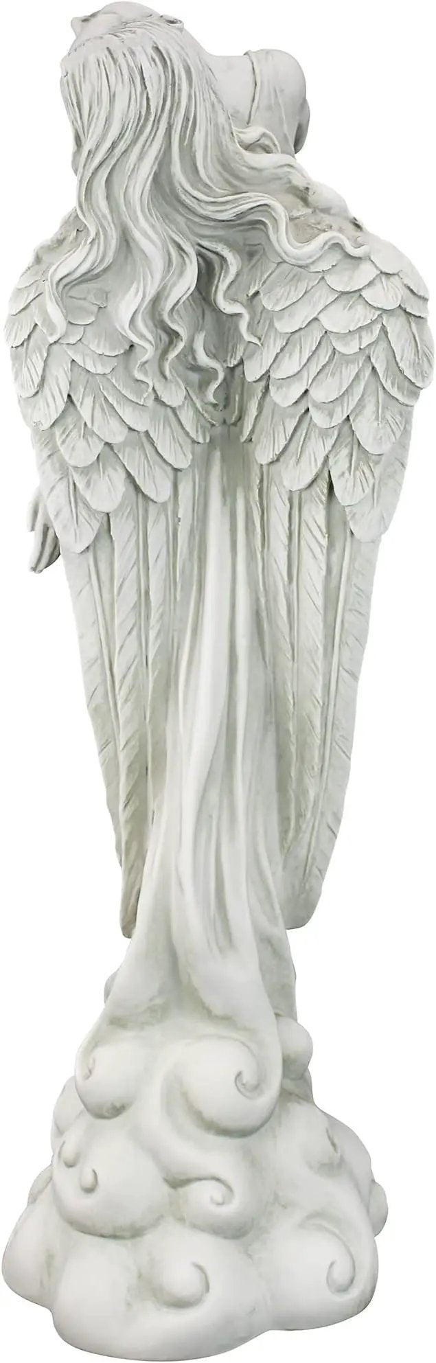 Design Toscano Ascending Angel Garden Statue, Medium, Antique Stone by GreenHaven Gardens