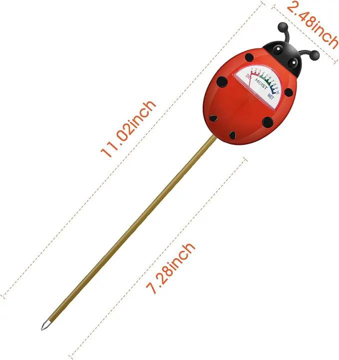 Soil Moisture Meter, Plants Moisture Meter, Gardening Tool Kits for Plant Care, Plant Water Monitor for Garden, Farm, Lawn Indoor & Outdoor Use, No Batteries Required by GreenHaven Gardens