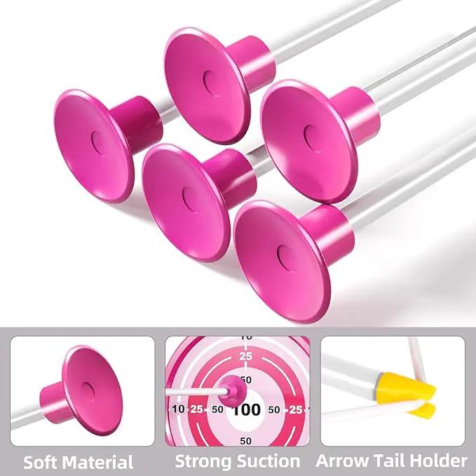TEMI Bow and Arrow Set for Kids - Archery Toy Set - LED Light Up with Suction Cup Arrows, Target & Quiver, Indoor and Outdoor Toys for Children Boys Girls by GreenHaven Gardens