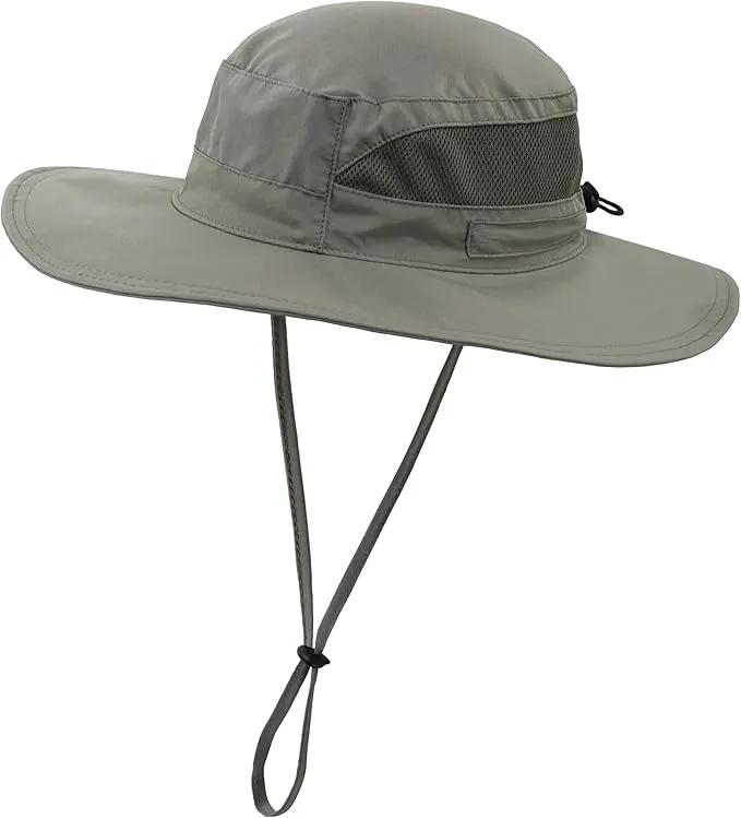 Connectyle Women's UPF 50+ Sun Hat UV Protection Wide Brim Bucket Hat Summer Beach Hats Fishing Hiking Outdoor Safari Hats by GreenHaven Gardens
