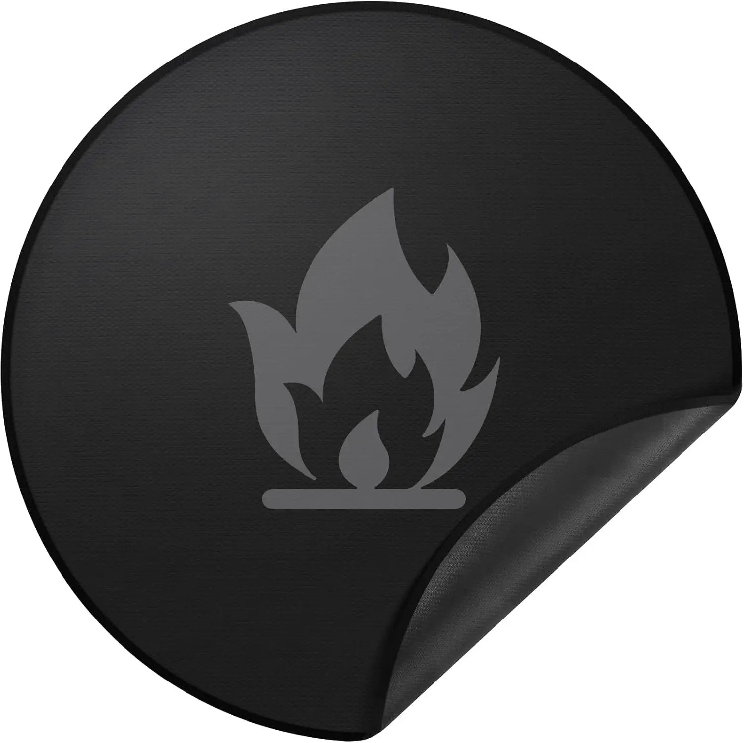 48" Fire Pit Mat for Solo Stove Bonfire: Round Fireproof Under Grill Mat Heat Insulated Indoor Fireplace Pad Protector for Decks, Patios, Grass, BBQ Smoker, Portable Reusable Oil-Proof and Waterproof by GreenHaven Gardens