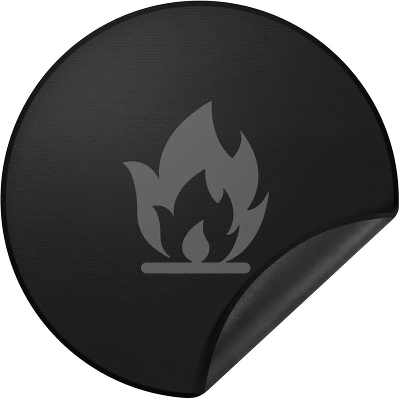 48" Fire Pit Mat for Solo Stove Bonfire: Round Fireproof Under Grill Mat Heat Insulated Indoor Fireplace Pad Protector for Decks, Patios, Grass, BBQ Smoker, Portable Reusable Oil-Proof and Waterproof by GreenHaven Gardens
