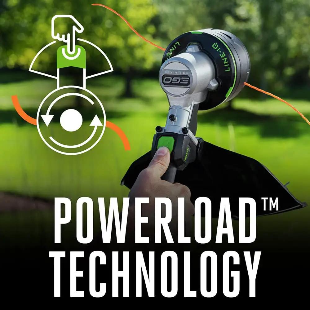 EGO POWER+ String Trimmer, Battery Powered, 16" Trimmer for Weeds and Grass with POWERLOAD, LINE IQ, Telescopic Carbon Fiber Shaft, Battery and Charger Not Included - ST1620T by GreenHaven Gardens