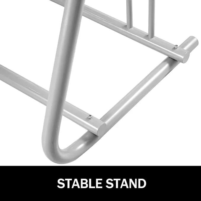 BestEquip 111" Length Floor Bike Rack, 9 Holders All-Steel Grid Bike Rack, Single-Side Storage Stand for Garages Streets Yards by GreenHaven Gardens