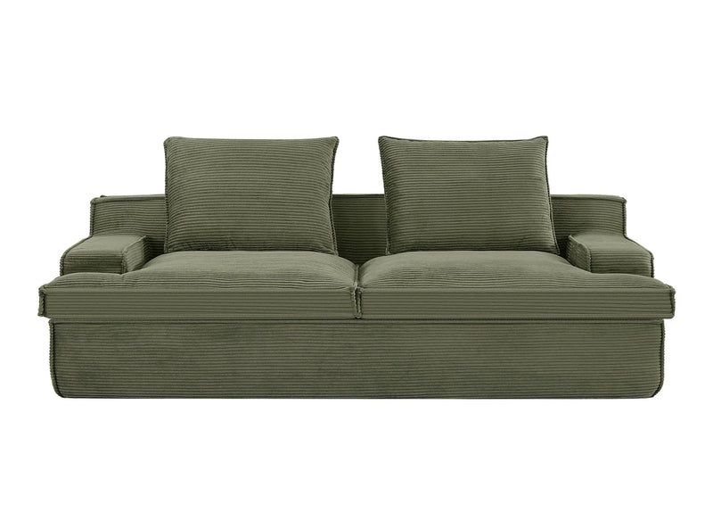 Nimbus - Oversized Full Foam 4 Seater Couch For Living Room Upholstered In Soft, Wide Armrests by Unique Piece Furniture