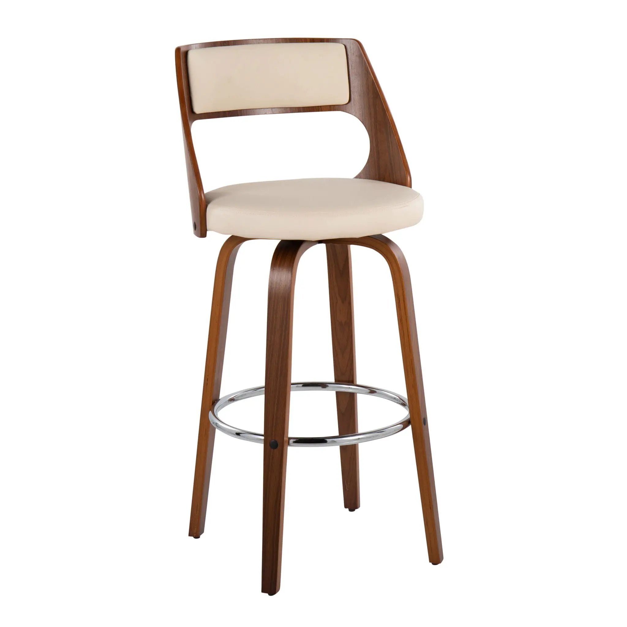 Cecina - Mid-Century Modern Barstool With Swivel (Set of 2) by Unique Piece Furniture