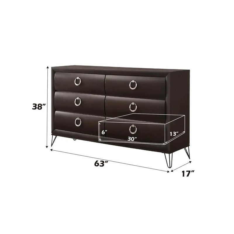 Tablita - Dresser - Dark Merlot by Unique Piece Furniture
