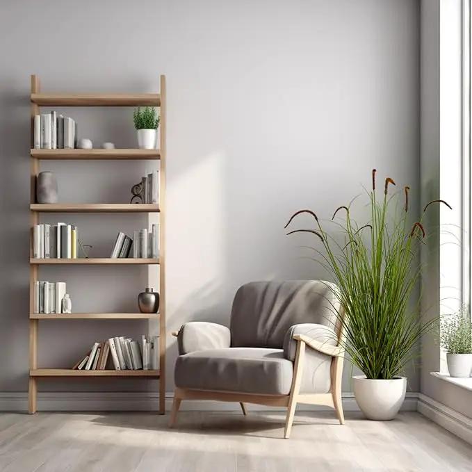 Artificial Plant 5ft(1pack) Tall Artificial Grass Plant,Faux Plants Indoor Home Decorative Artificial Plants & Flowers in Pot Fake Plant, House Plant Indoor by GreenHaven Gardens