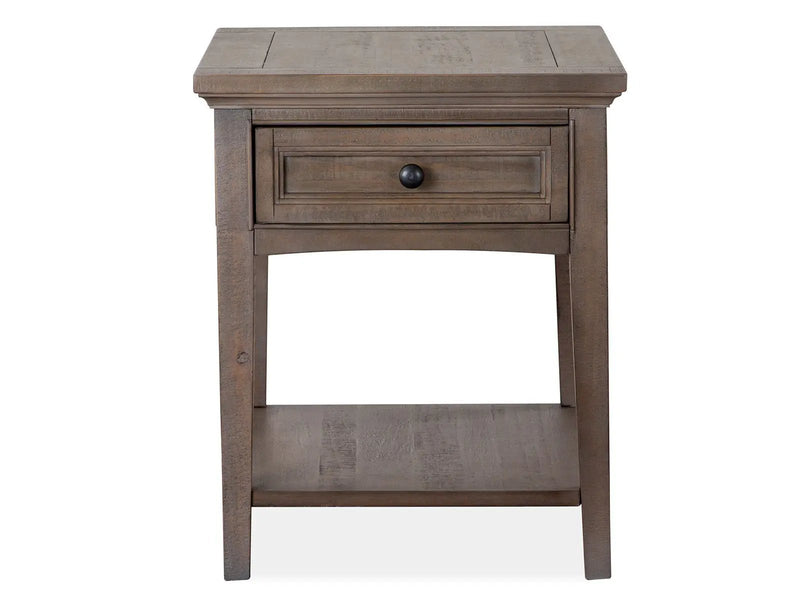 Paxton Place - Rectangular End Table - Dovetail Gray by Unique Piece Furniture