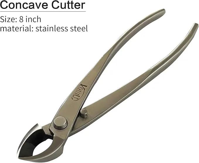 4-Piece Bonsai Tool Set,Concave Cutter,Knob Cutter,Trunk Splitter,Bonsai Scissors by GreenHaven Gardens